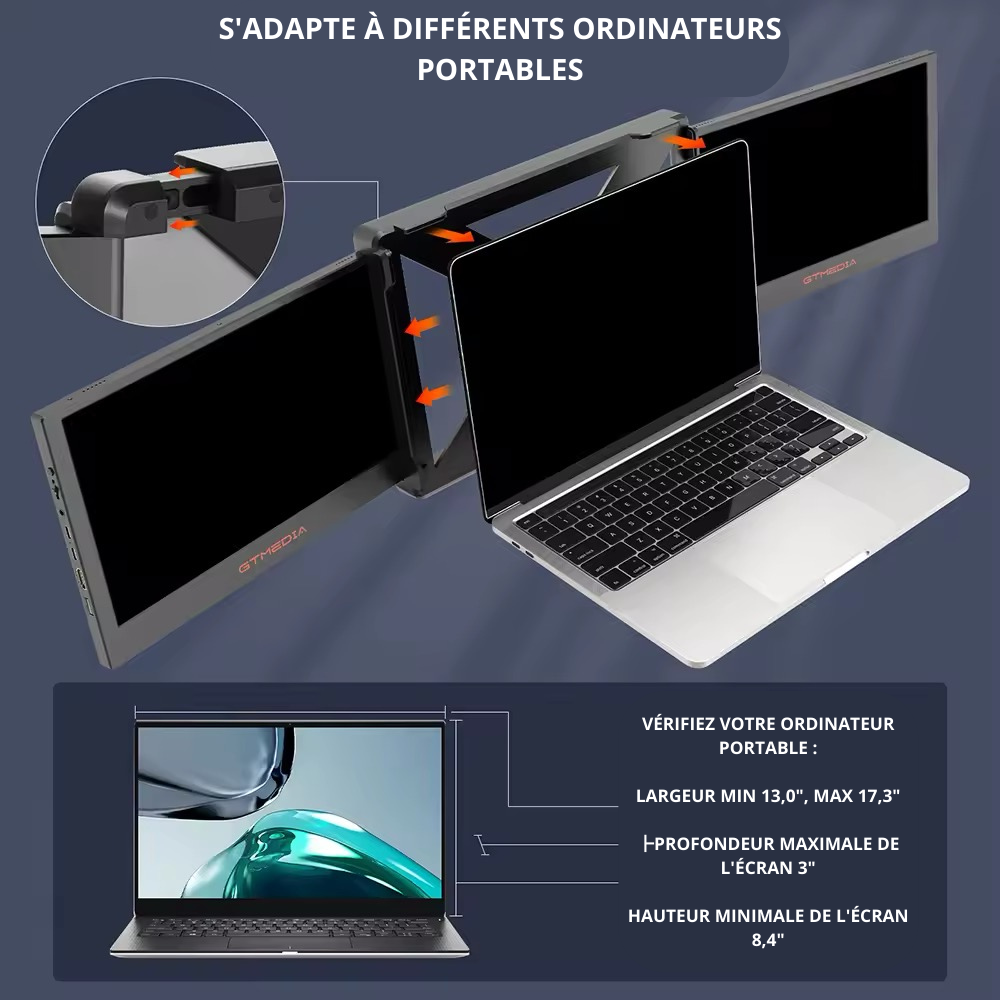 Écran Portable GTMEDIA MATE X 11.6 pouces